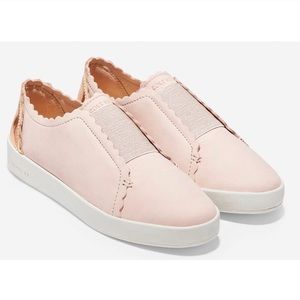 COLE HAAN GRANDPRØ Scalloped Slip-On Rose Gold